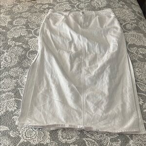 Express White Maxi Skirt